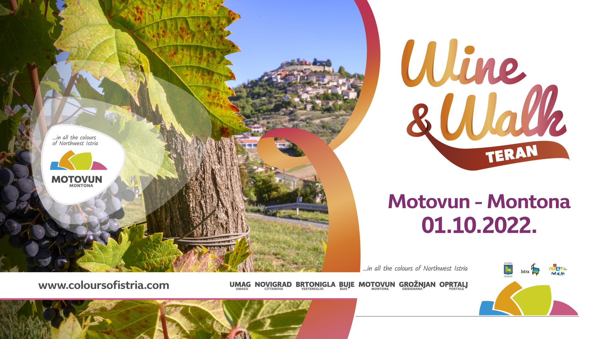 Prvi Teran Wine & Walk predstavit će ljepote Motovuna i važnost terana za ovaj kraj