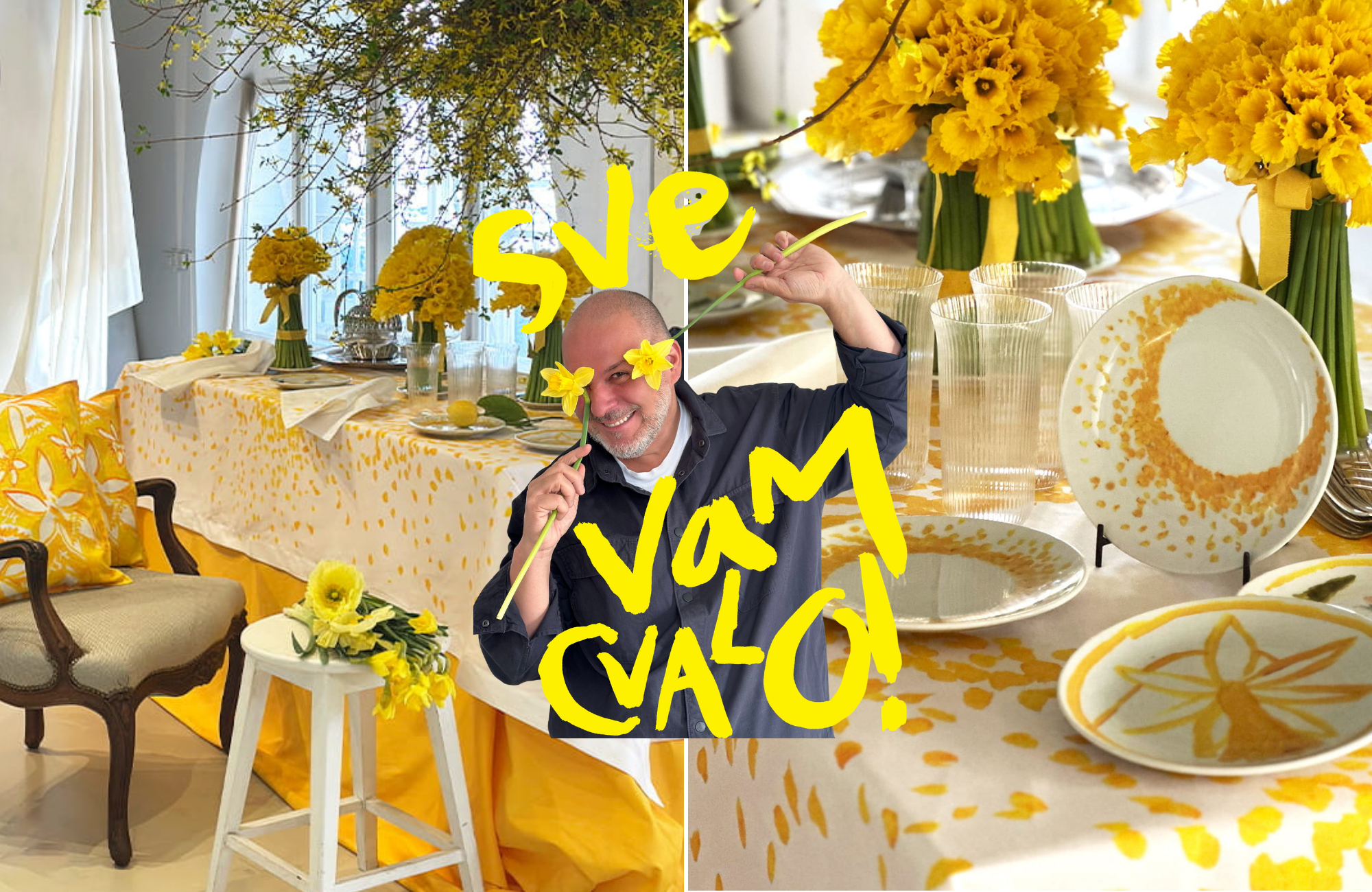 Merla i Saša Šekoranja predstavljaju proljetnu kolekciju „Sve vam cvalo“ inspiriranu narcisima, zlaticama i žutim jaglacima