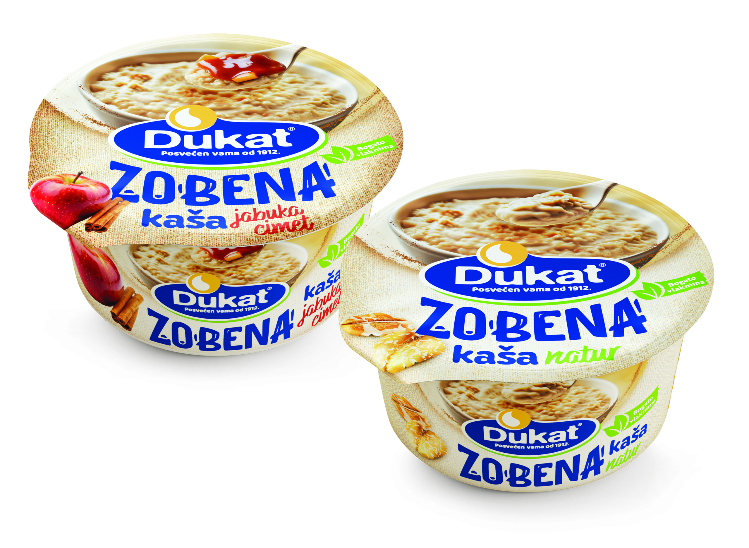 Brzo, jednostavno i ukusno – Dukat predstavlja zobene kaše, nutritivno vrijedan obrok za svaki dan