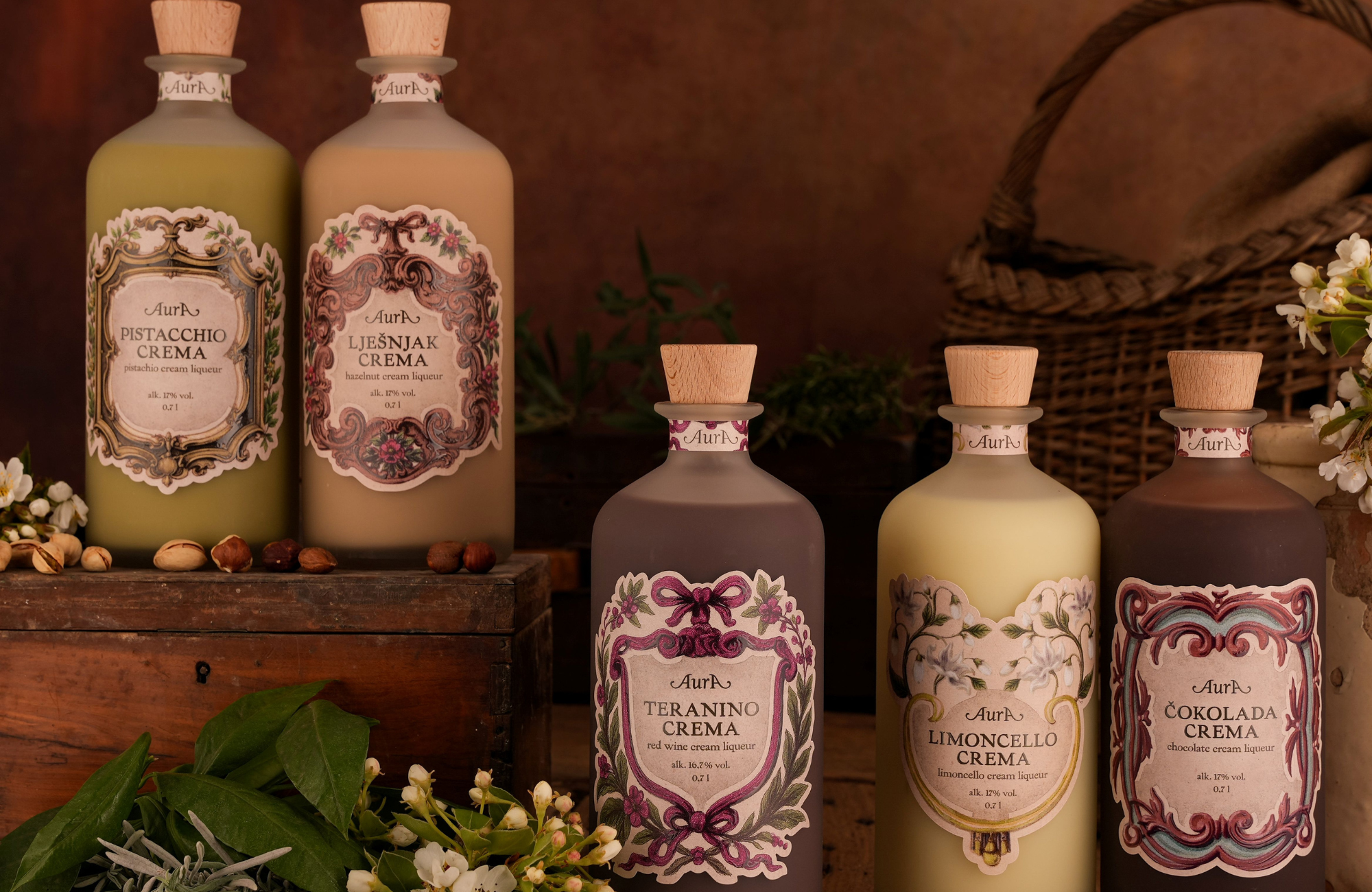 Aura predstavila četiri nova premium krem likera