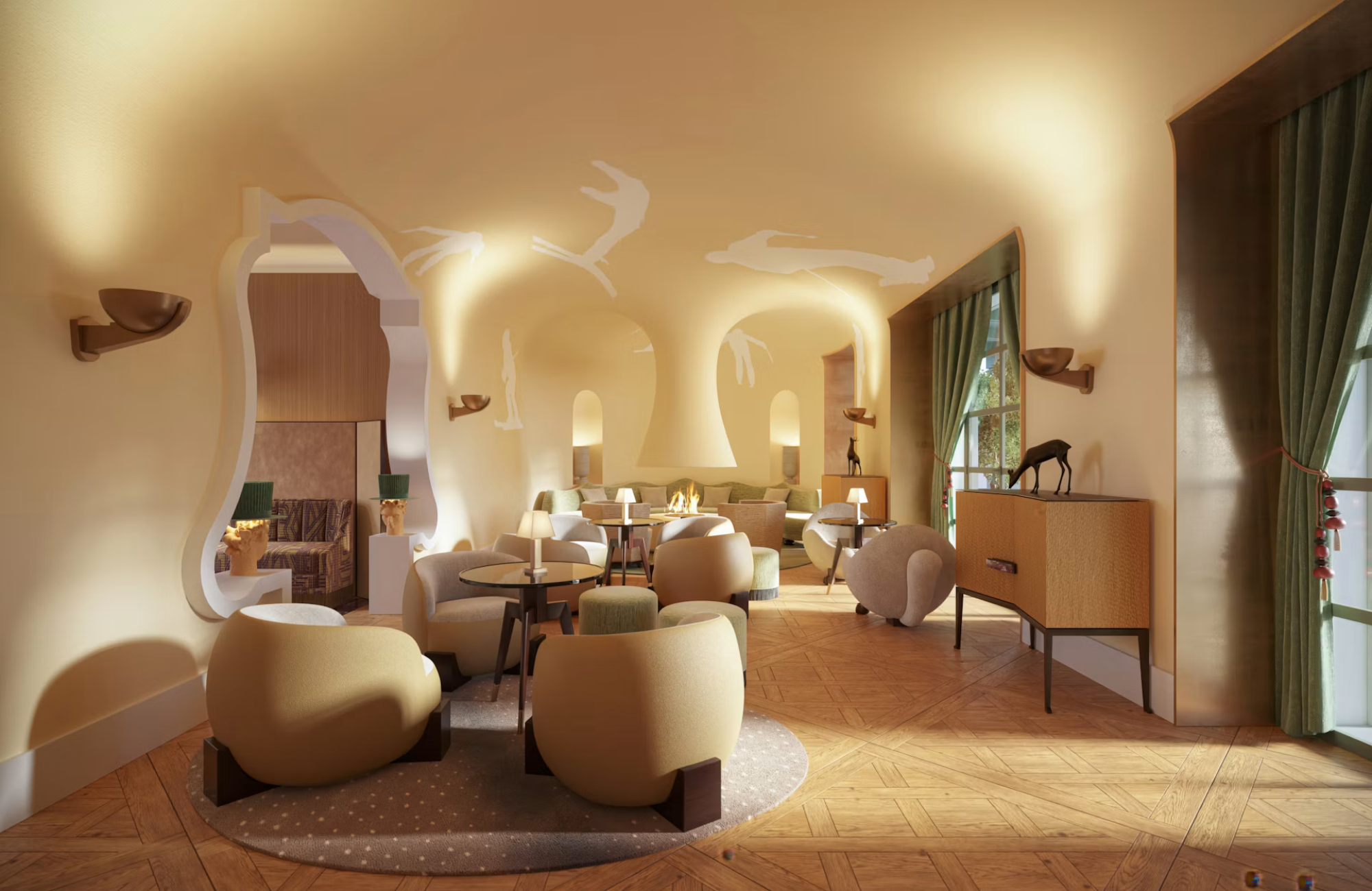 Cortina dobiva novi dizajnerski hotel, a njegov interijer nije nimalo tipičan za Alpe
